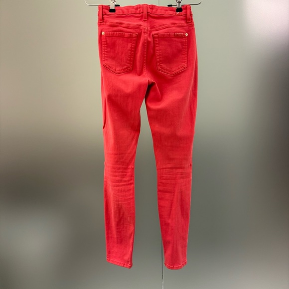 7 for all mankind Salmon Jeans Size 24 - Picture 3 of 5